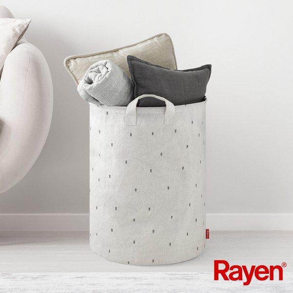 Tekstylny kosz na pranie 70 l – Rayen-image-1