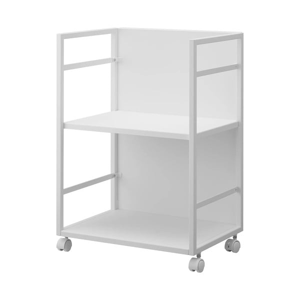 Biały metalowy regał na kółkach 42x60 cm Tower – YAMAZAKI