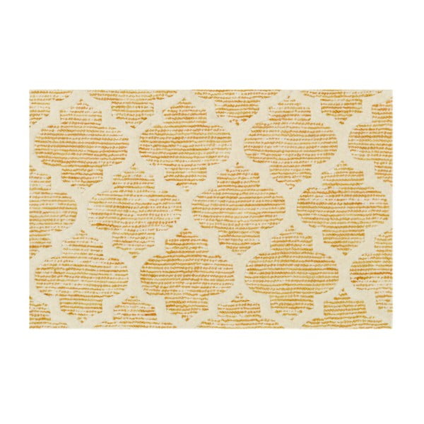 Żółty dywan tuftowany ręcznie Bakero Diamond, 183x122 cm-image-2