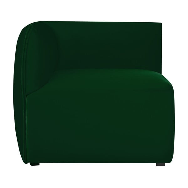 Zielony modułowy fotel narożny Norrsken Ebbe