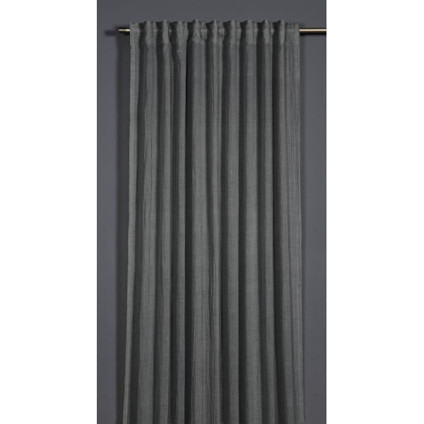 Ciemnoszara zasłona 135x245 cm Etamine – Sehlbach