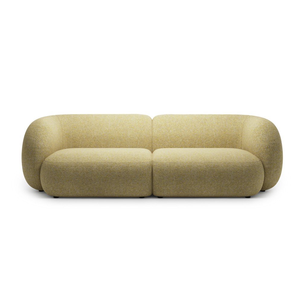 Żółta sofa 243 cm Kate – Micadoni