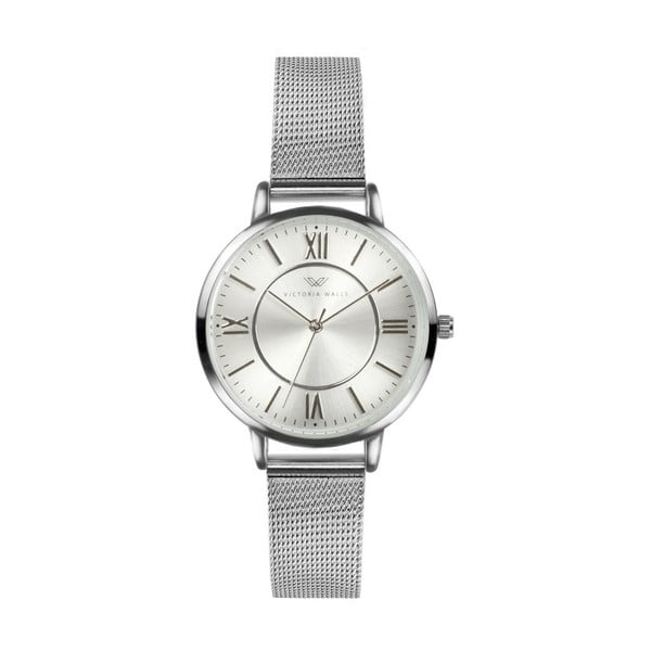 Zestaw damskiego zegarka z paskiem ze stali chirurgicznej i bransoletki Victoria Walls Asia-image-1