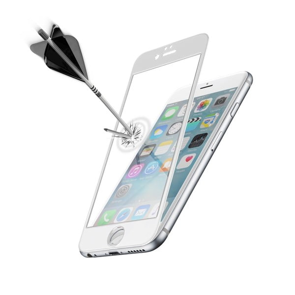 Białe
  ochronne utwardzane szkło na cały wyświetlacz Cellularline CAPSULE na Apple
  iPhone 6/6S