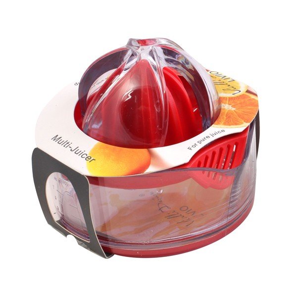 Czerwona ręczna wyciskarka do cytrusów Vialli Design Livio-image-1