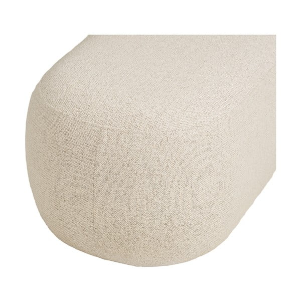 Beżowa ławka z materiału bouclé Blossomville – House Nordic-image-4