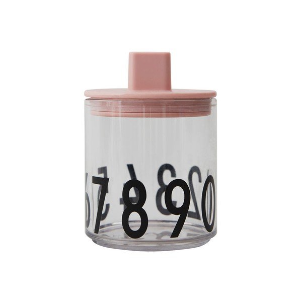 Różowe wieczko do kubka dla dzieci Design Letters, ø 7 cm-image-3