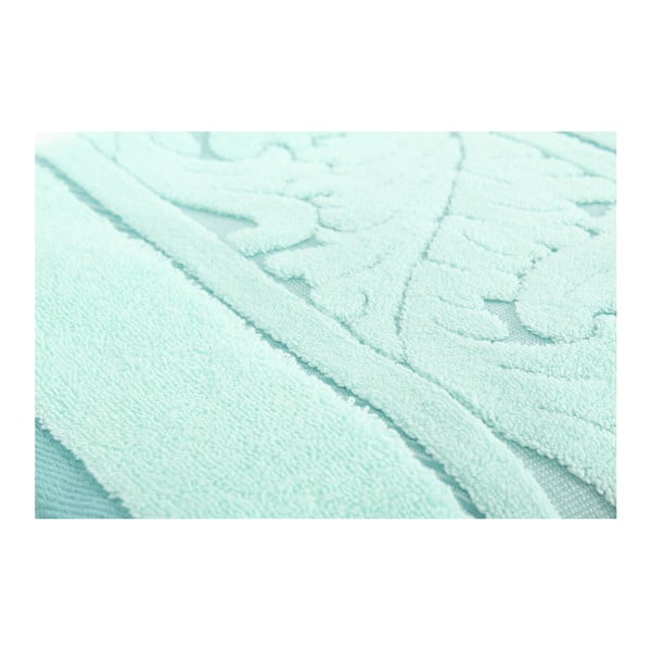 Zestaw miętowego ręcznika i ręcznika kąpielowego z bawełny Foutastic-image-1