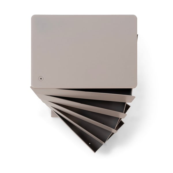 Szarobrązowa metalowa komoda 37x72x26 cm Joey – Spinder Design-image-3