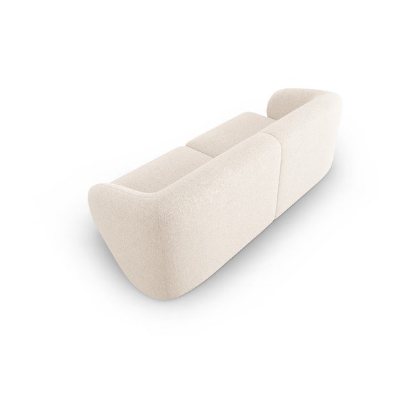 Beżowa sofa  z tkaniny szenilowej 188 cm Paolo – Milo Casa-image-3