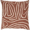 Brązowa bawełniana poszewka dekoracyjna na poduszkę Westwing Collection Nomad, 45x45 cm