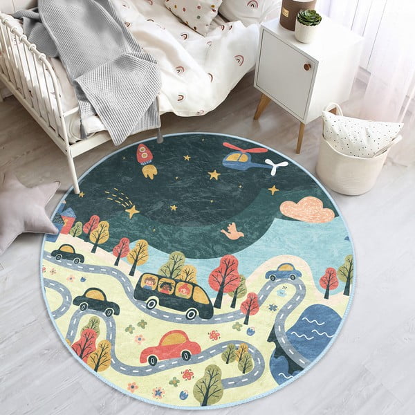 Dywan dziecięcy ø 100 cm Comfort – Mila Home-image-1