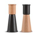 Czarny/w naturalnym kolorze zestaw młynków do pieprzu i soli 2 szt. ceramiczny Gurken – Sagaform