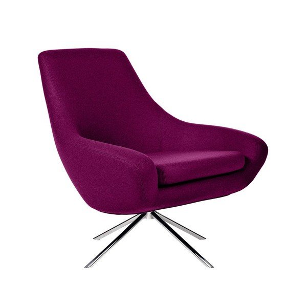Fioletowy fotel Softline Noomi-image-2