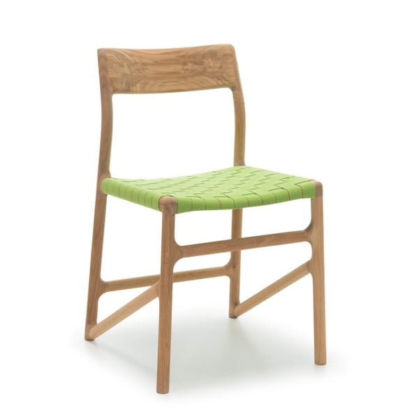 Krzesło Fawn Natural Gazzda, zielone