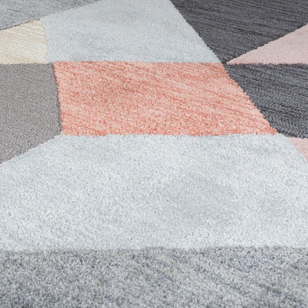 Szaro-różowy dywan Flair Rugs Icon, 160x230 cm-image-2