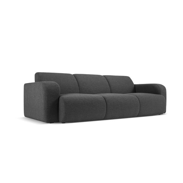 Ciemnoszara sofa z materiału bouclé 235 cm Molino – Micadoni Home-image-2