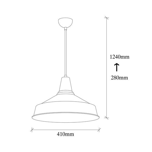 Czarna metalowa lampa wisząca Opviq lights Efse-image-2