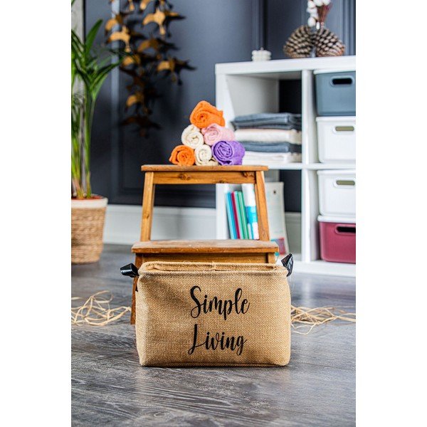 Tekstylny koszyk do przechowywania – Mioli Decor-image-1