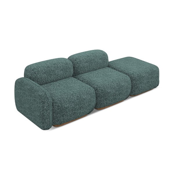 Turkusowy szezlong modułowy (lewostronny) Ailani – Makamii-image-4