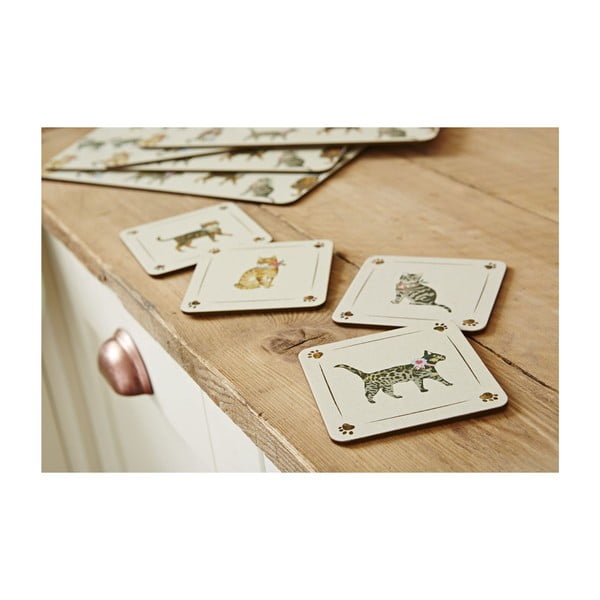 Zestaw 3 bawełnianych ścierek Cooksmart ® Cats on Parade-image-2