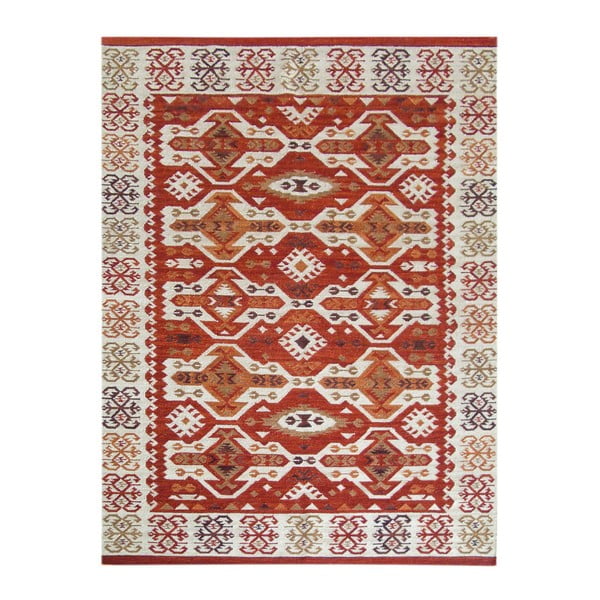 Dywan tkany ręcznie Kilim Multi Red, 180x120 cm