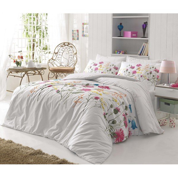 Pościel z prześcieradłem Benetton, 160 x 220 cm