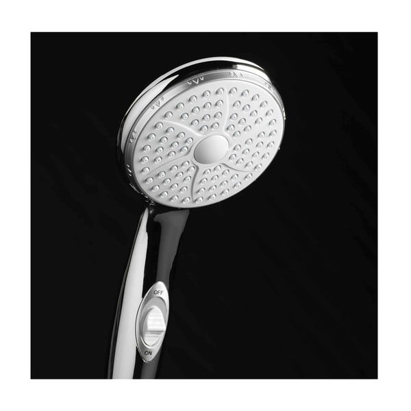 Słuchawka prysznicowa z wężem ø 10 cm Hydro – douceur d'intérieur-image-1