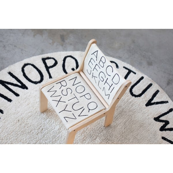 Beżowo-naturalne krzesło dziecięce ABC – Lorena Canals-image-4