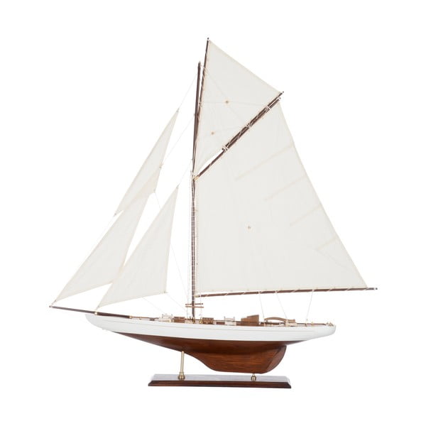 Dekoracja: statek Sail Boat White, 103 cm