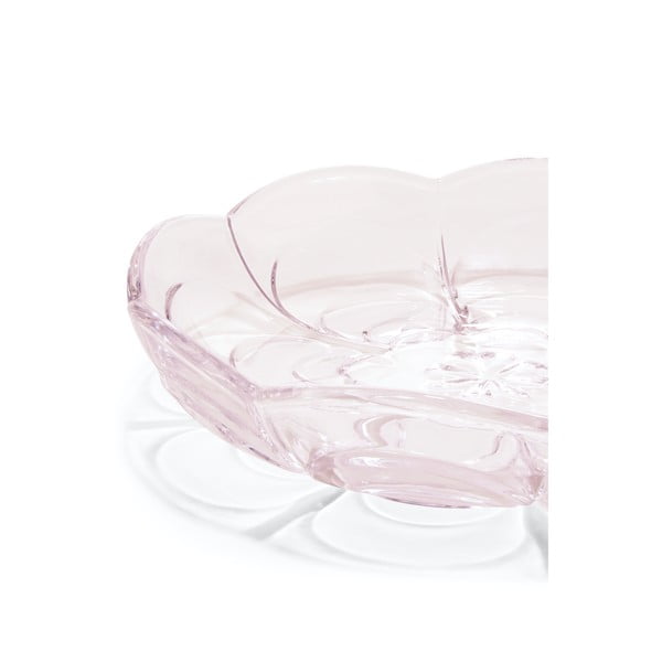 Jasnoróżowe szklane talerzyki deserowe zestaw 2 szt. ø 16 cm Lily – Holmegaard-image-3