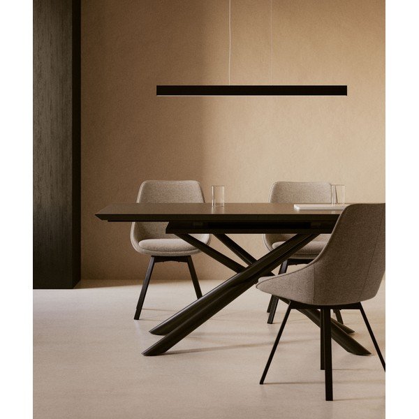 Rozkładany stół z dodatkowym blatem z ceramicznym blatem 90x160 cm Theone – Kave Home-image-1