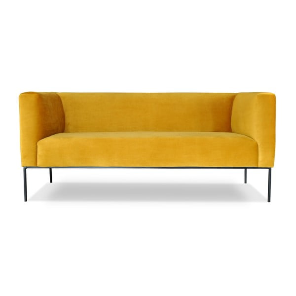 Żółta sofa 2-osobowa Windsor  & Co. Sofas Neptune
