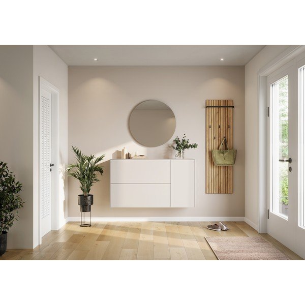 Kremowa wisząca szafka na buty 137x78x41 cm – Germania-image-4