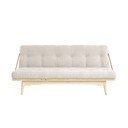 Sofa rozkładana ze sztruksową tapicerką Karup Design Folk Raw/Natural
