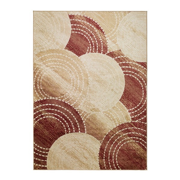 Czerwono-beżowy dywan MOMA Belga, 160x230 cm