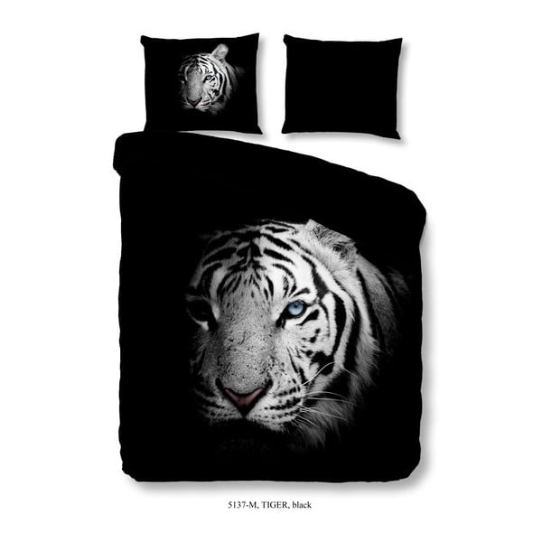 Pościel bawełniana Good Morning Pure Tiger, 200x200 cm