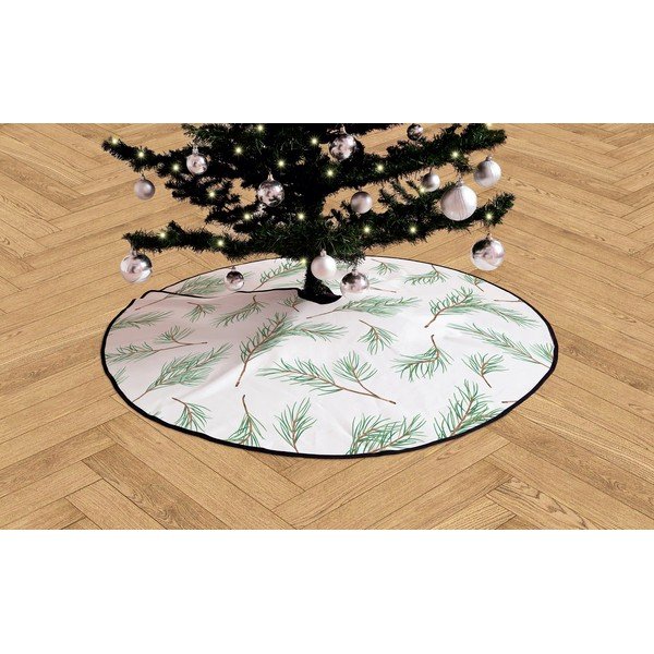 Bawełniany dywan pod choinkę Butter Kings Fir Branches, ø 130 cm-image-2