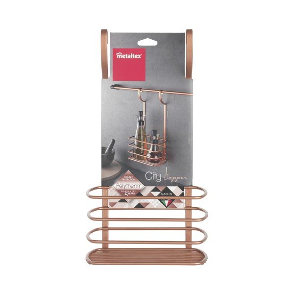 Półka wisząca na butelki Metaltex Copper-image-1