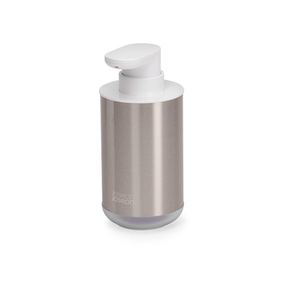 Dozownik do mydła ze stali nierdzewnej w kolorze srebra 300 ml Duo Steel – Joseph Joseph