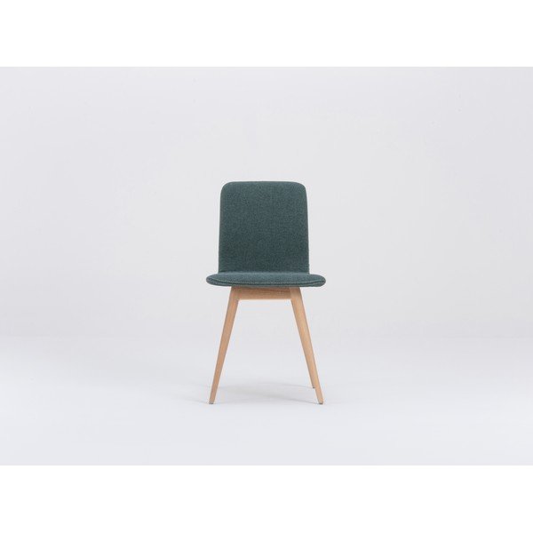 Zielone krzesło do jadalni z dębową konstrukcją Gazzda Ena-image-2