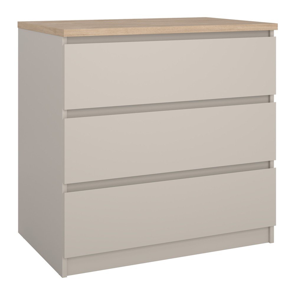 Kremowa komoda 77x76x50 cm Naia – Tvilum
