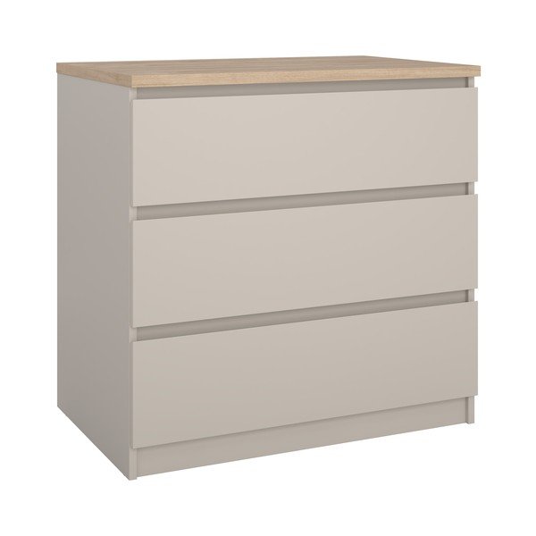 Kremowa komoda 77x76x50 cm Naia – Tvilum