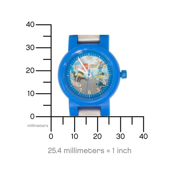 Zegar dziecięcy z figurką LEGO® City Police Officer-image-4