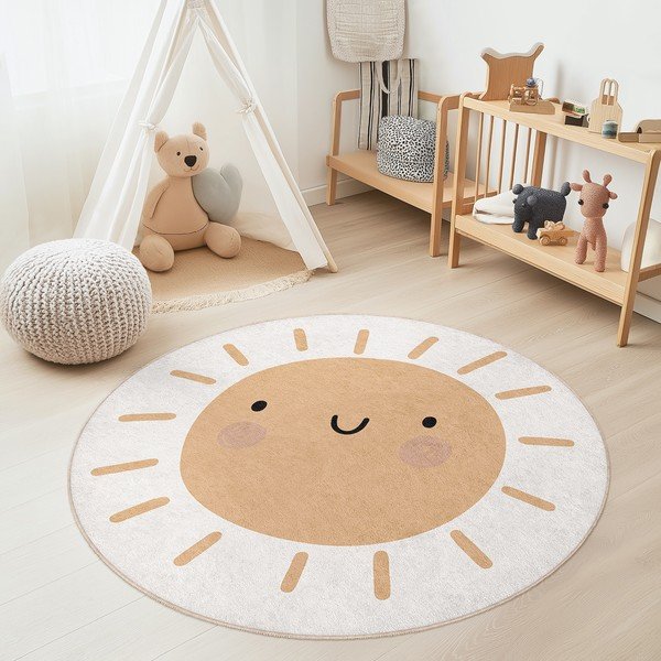 Dywan dziecięcy odpowiedni do prania ø100 cm Sunny World – Mila Home-image-4