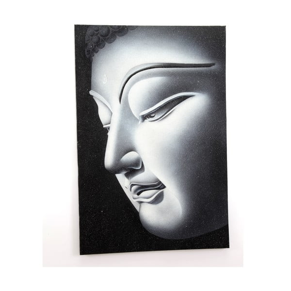 Obraz na drewnie Right Buddha, 60x90 cm