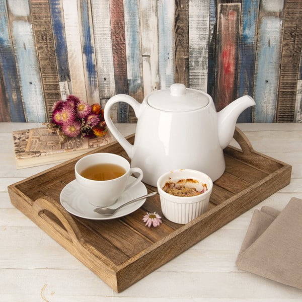 Drewniana taca do serwowania 30.5x40.5 cm Mango – Orion-image-1