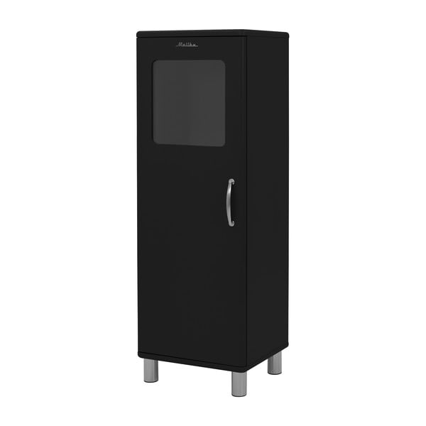 Czarna szafka 50x143 cm Malibu – Tenzo-image-2