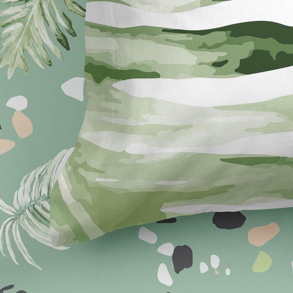 Bawełniane prześcieradło Happy Friday Basic Delicate, 180x200 cm-image-2