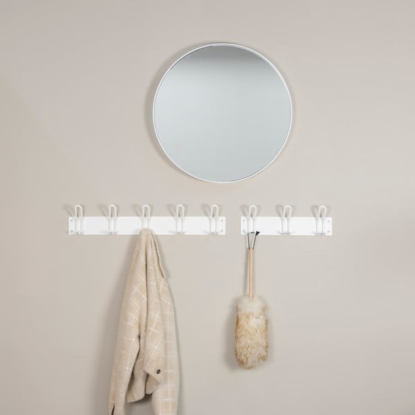 Biały metalowy wieszak ścienny 70 cm Miles – Spinder Design-image-1
